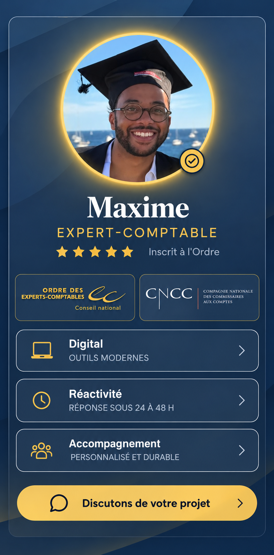 Maxime Carbou, expert-comptable